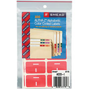 Smead Alpha-Z Color-Coded Labels Second Letter, Set I, Pink