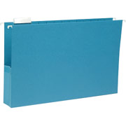Smead Closed-Side Flexible Hanging File Pockets, Legal, 2" Expansion, 25/Box
