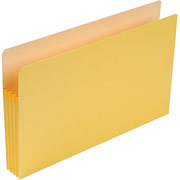 Smead Colored File Pockets, Legal, 3 1/2" Expansion, Yellow, Each