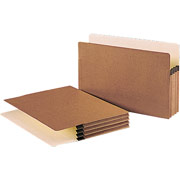 Smead Drop-Front Top-Tab File Pockets with Tyvek Lined Gussets, Legal, 3 1/2" Expansion, 50/Box