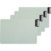Smead End-Tab Pressboard File Guides with Vertical Metal Tabs, Legal Size