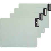 Smead End-Tab Pressboard File Guides with Vertical Metal Tabs, Letter Size