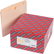 Smead File Jackets, Standard Tab, Letter Size, 1" Expansion