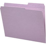 Smead Guide-Height File Folders, Letter, Lavender, 100/Box