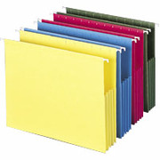 Smead Hanging File Pockets, Letter, Assorted Colors, 4/Pack