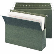 Smead Hanging File Pockets, Letter, Standard Green, 10/Box