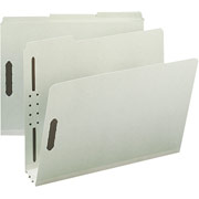Smead Pressboard Fastener Folders, Letter, 3 Tab, 3" Expansion, 25/Box