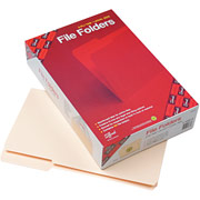 Smead Reinforced Manila File Folders, Legal, 3 Tab, 3rd Position, 100/Box