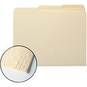 Smead Reinforced Top Tab File Folders, Water Resistant Manlia, Letter, 100/Box