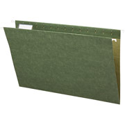 Smead Standard Green Hanging File Folders, 5 Tab, Legal, 25/Box