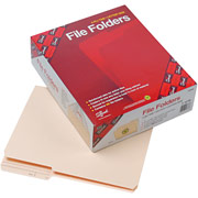 Smead Top-Tab Guide Height Folders,  Reinforced Tab, Right Printed Tab, Letter Size