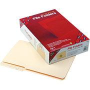 Smead Top-Tab Guide Height Folders,  Reinforced Tab, Right Printed Tabs, Legal Size