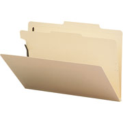 Smead Top-Tab Manila Classification Folders, Legal, 1 Partition, 10/Box