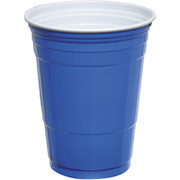Solo Plastic Party Cups, 16-oz. Blue