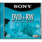 Sony 10/Pack 4.7GB DVD+RW, Jewel Cases