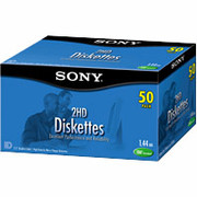 Sony 50/Pack 1.44MB Floppy Diskettes, PC Formatted