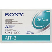 Sony 8MM 100/260GB AIT-3 Data Cartridge