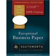 Southworth Exceptional Business Paper, 24 lb., 8 1/2" x 11", White