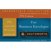 Southworth Fine Business Envelopes, #10, 24 lb., Natural