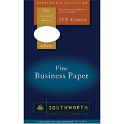 Southworth Fine Business Paper, 20 lb., 8 1/2" x 14", White