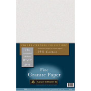 Southworth Fine Granite Paper, 24 lb., 11" x 17", Gray