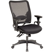 Space Professional Ergonomic Air Grid Chair with Black Mesh Seat