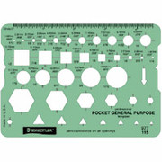Staedtler Mars Pocket General Purpose Template