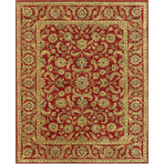 Stanford Collection 3' x 8' Area Rug, Red/Red