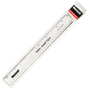 Staples 12" Shatterproof Plastic Ruler