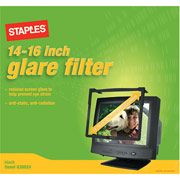 Staples 14"-16" CRT Anti-Glare Filter