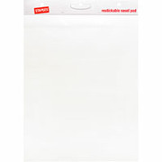 Staples 25" x 30", White, Restickable Easel Pads