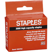 Staples 3/8" High-Capacity Staples