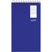 Staples 3" x 5",  Top Bound Memo Books