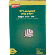 Staples  30% Recycled  Copy Paper, 11" x 17",  Ream