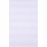 Staples, 8-1/2" x 14", White, Glue Top Writing Pad, Wide Ruled