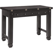 Staples Apothecary Flip-Top Project Table, Black Finish