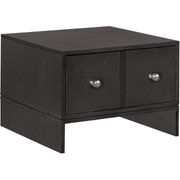 Staples Apothecary Free-Standing Box Drawer, Black Finish