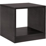 Staples Apothecary Small Storage Cube, Black Finish