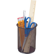 Staples Black Wire Mesh Jumbo Pencil Holder