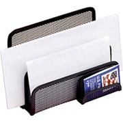 Staples Black Wire Mesh Letter Holder/Sorter