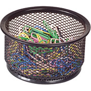 Staples Black Wire Mesh Small Doodad Cup