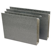 Staples Box-Bottom Hanging File Folders, Legal, 3" Capacity, Standard Green, 25/Box