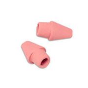 Staples Cap Erasers, Pink, 12/Pack
