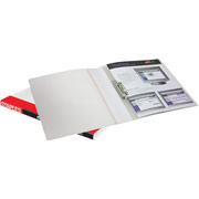 Staples Clamp Binder, Clear