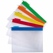 Staples Clear Hanging File Folders, Letter, Assorted Colors, 25/Box