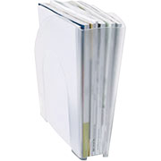 Staples Clear Plastic Jumbo Magazine File, 2 Pack