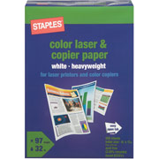 Staples Color Laser and Copier Paper, 8 1/2" x 11", Ream