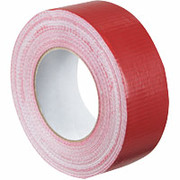 Staples Colored Duct Tape, Red, 2" x 60 yards