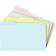 Staples Colored File Folders, Legal, 3 Tab, Assortment C