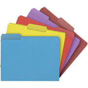 Staples Colored File Folders, Letter, 3 Tab, Assortment A